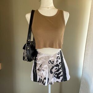 Rare Zara Leopard Pleated Mini Skirt